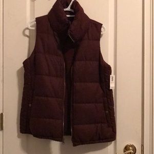 Old Navy Burgundy Vest